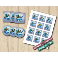 Skylanders Stickers 2in