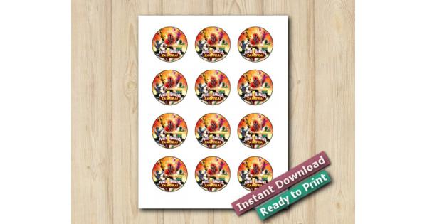 instant-download-power-rangers-samurai-stickers-2in-cupcake-toppers-favor-tags-diy-printables for Free Printable Power Ranger Cupcake Toppers Instant Download Power Rangers Samurai Stickers 2in / Cupcake Toppers / Favor Tags - DIY Printables for Free Printable Power Ranger Cupcake Toppers