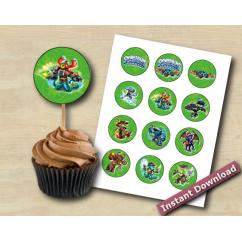 Skylanders Stickers 2in