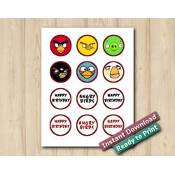 Angry Birds Stickers 2in