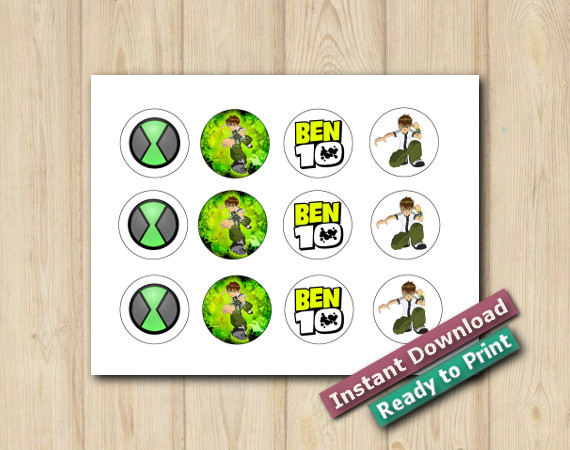 Ben10 Stickers 2in | Instant Download