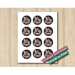 Power Rangers Stickers 2in