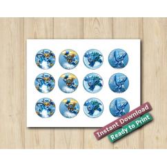 Skylanders Stickers 2in