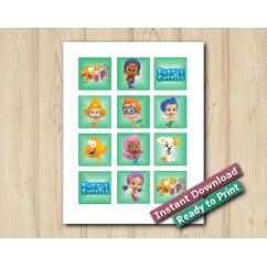 Bubble Guppies Stickers 2in