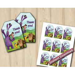 Kate and Mim Mim Favor Tags