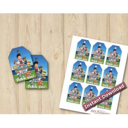 Paw Patrol Favor Tags