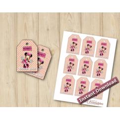 Minnie Mouse Favor Tags
