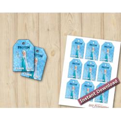 Frozen Favor Tags