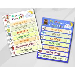 Morning and Bedtime Checklist 