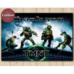 TMNT Thank You Card