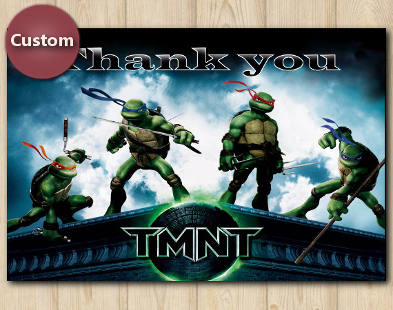 TMNT Thank You Card | Personalized Digital Card