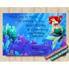 Ariel Thank you Card 4x6
