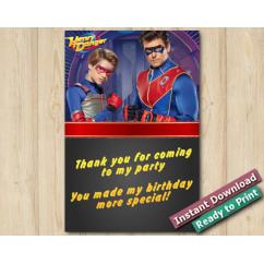 Henry Danger Thank You 4x6