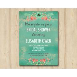 Floral Bridal Shower invitation