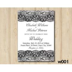 Lace Wedding invitation