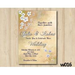 Floral Wedding Invitation