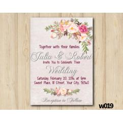 Watercolor Wedding Invitation Watercolor Wedding Invitation