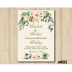 Watercolor Wedding Invitation