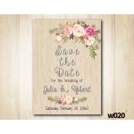 Watercolor Wedding Save the Date | Personalized Digital Card