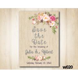 Watercolor Wedding Save the Date