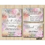 Floral Wedding Invitation  | Personalized Digital Card
