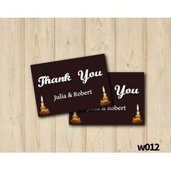 String Lights Wedding Thank you Card